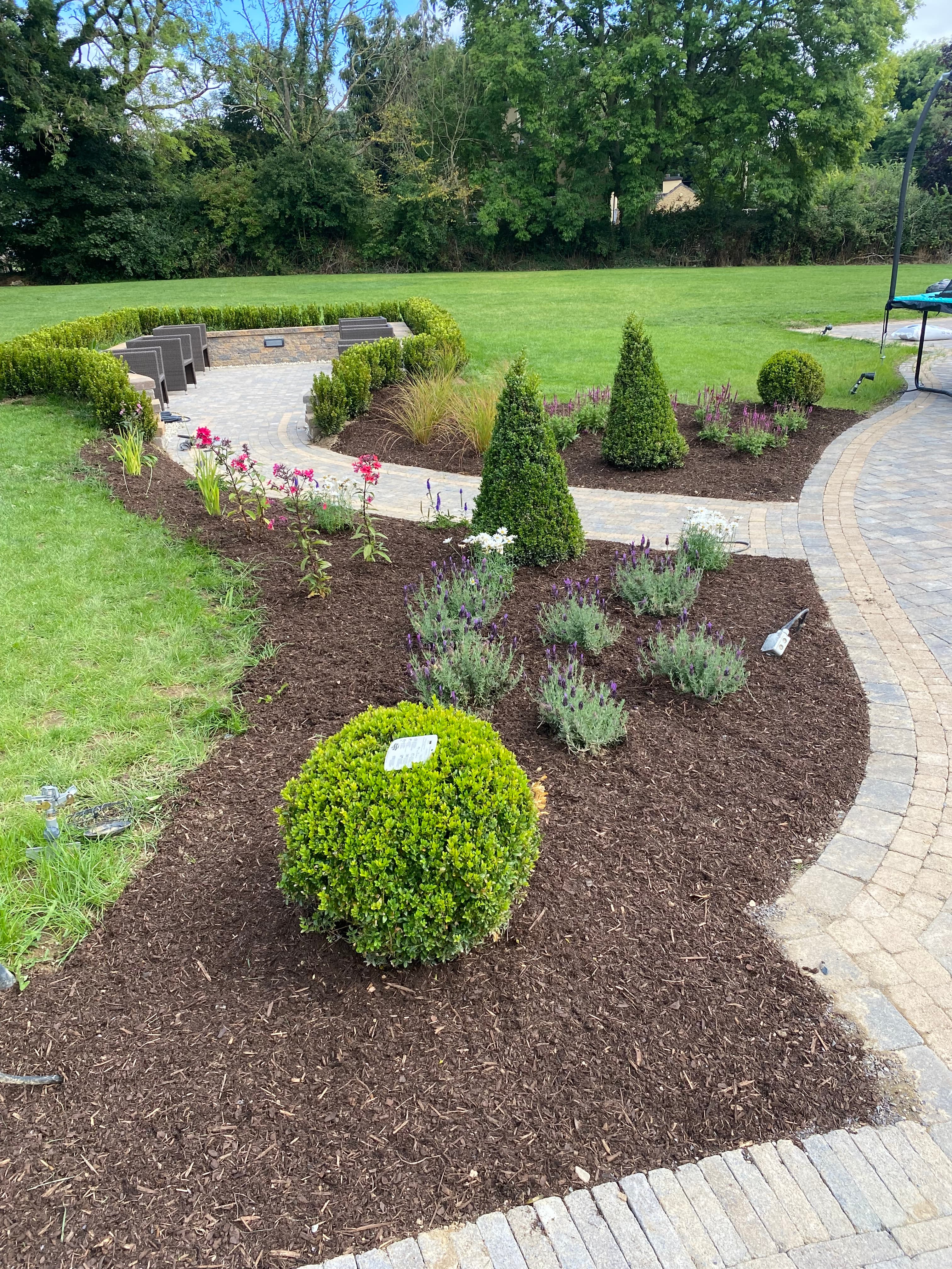 Paved garden path in Donaghpatrick, Meath
