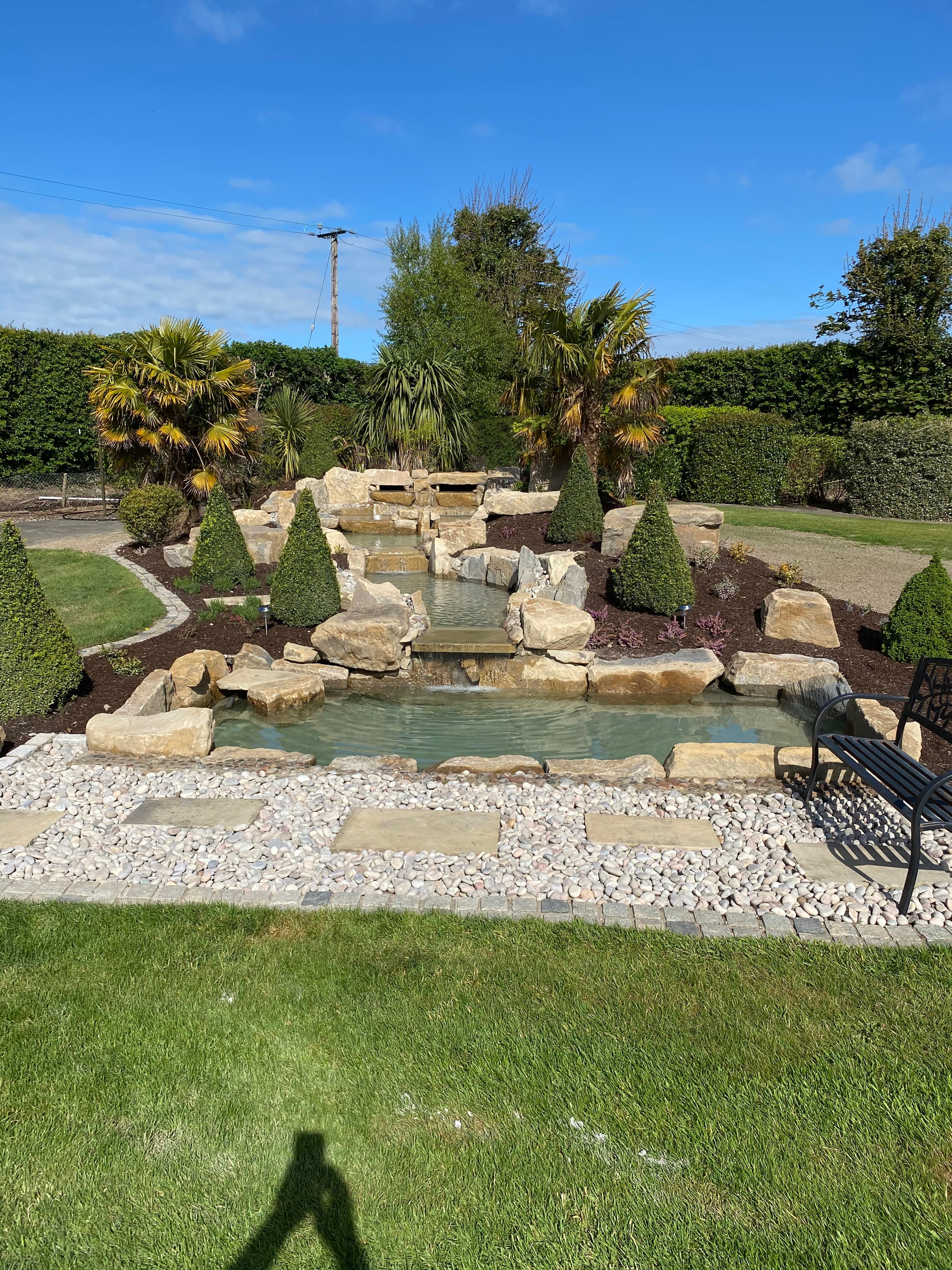 Waterfall feature path in Castletown, Meath