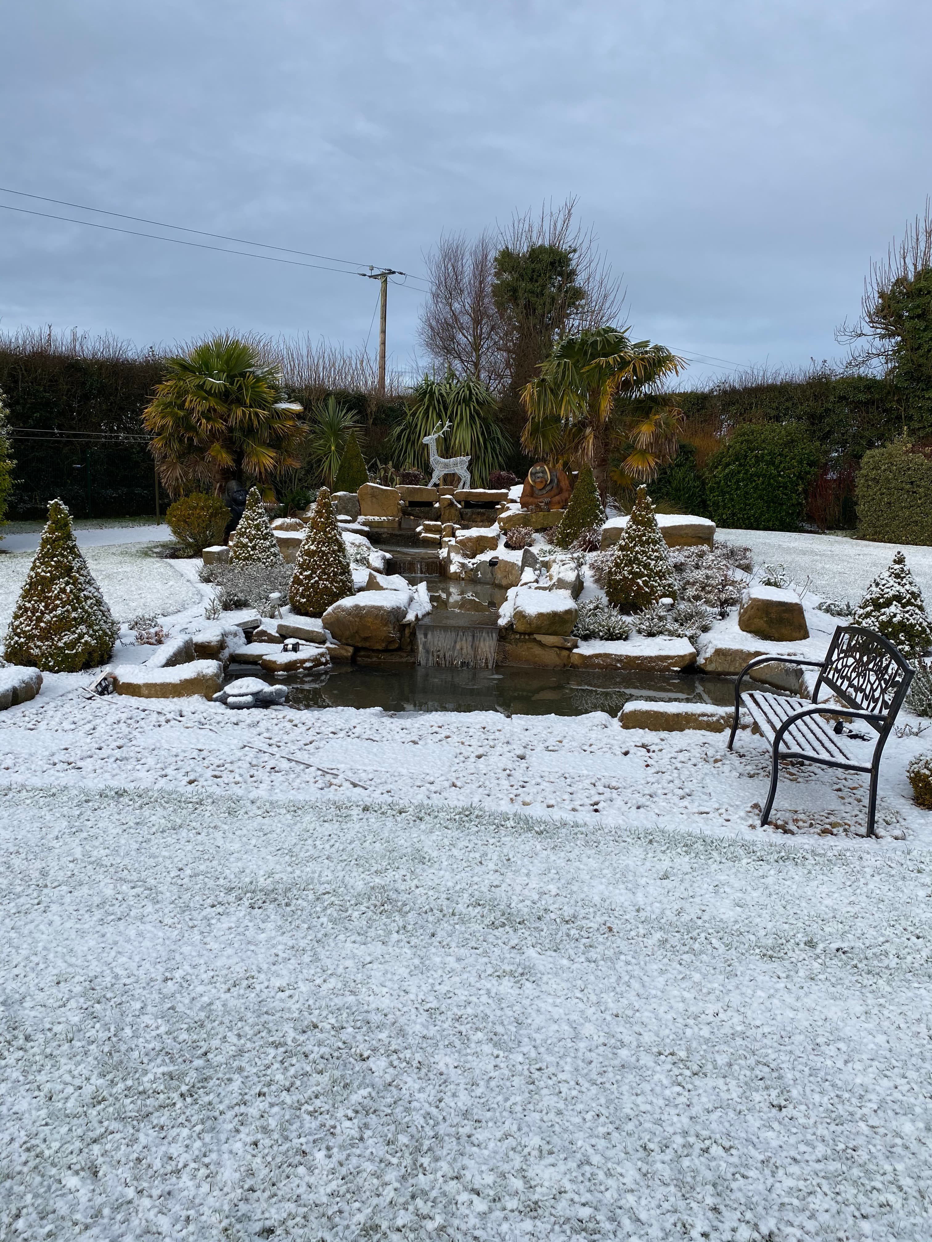 Waterfall feature path detail in Castletown, Meath