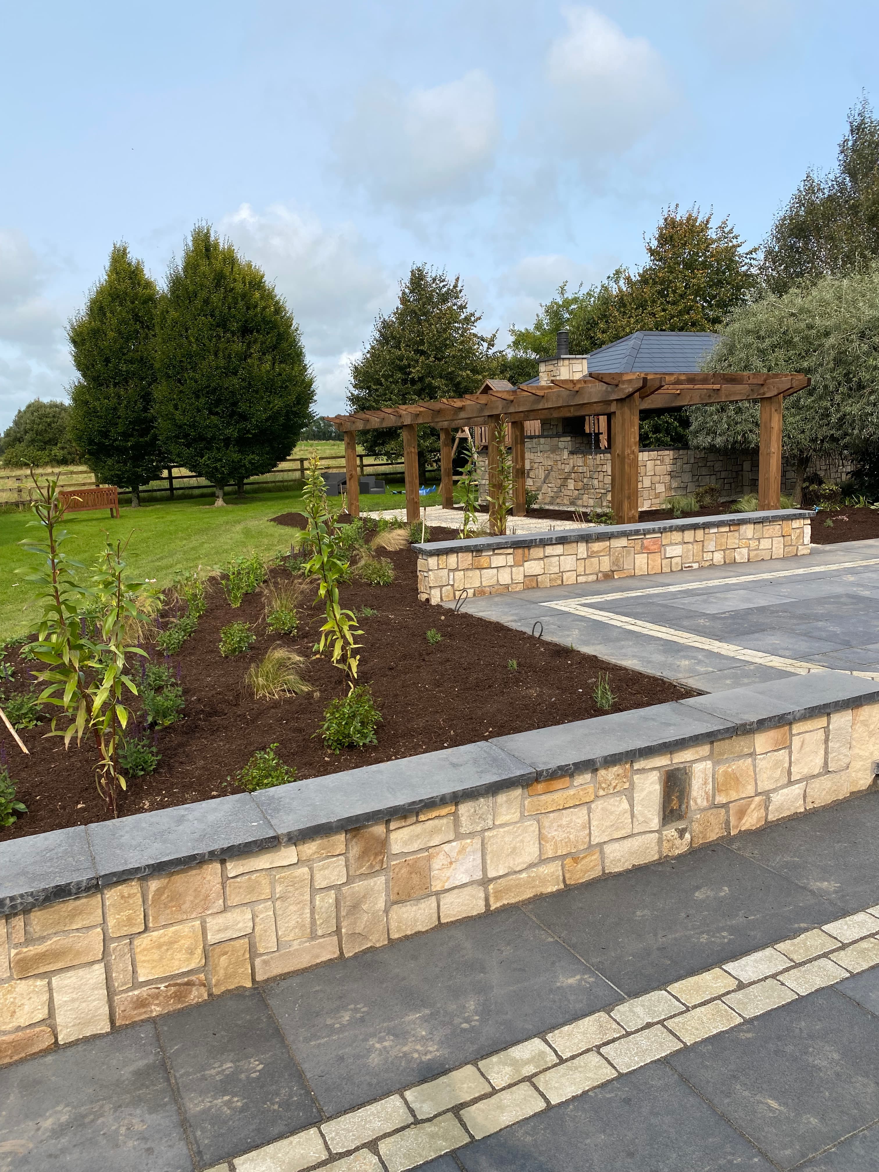 Granite patio in Dunshaughlin, Meath